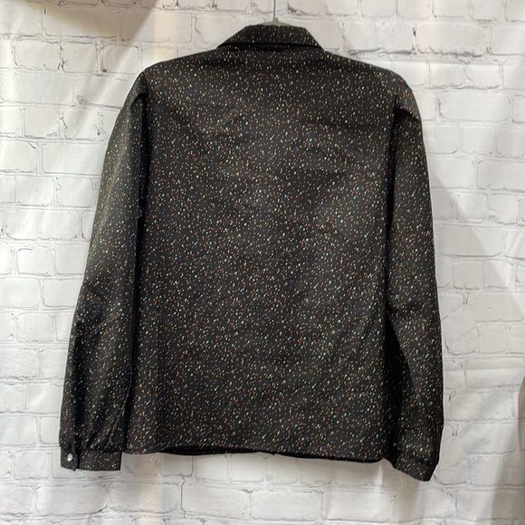 Levi Strauss & Co. vintage puff sleeve cuff multi colored dots blou… - Picture 5 of 6